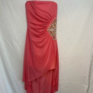 Pink Sparkling Homecoming/Prom Dress